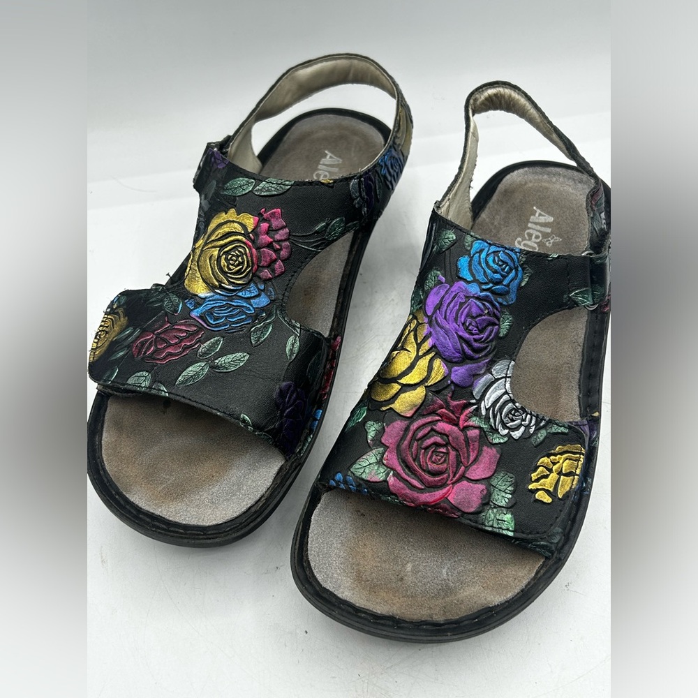 Alegria Belle Metallic Rose Shoes VIK-839 Size 41/10.5-11